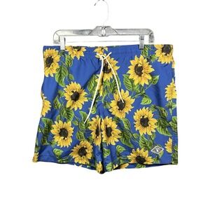Pacsun Men's Floral Sunflower Swimming Beach‎ Shorts Size Large